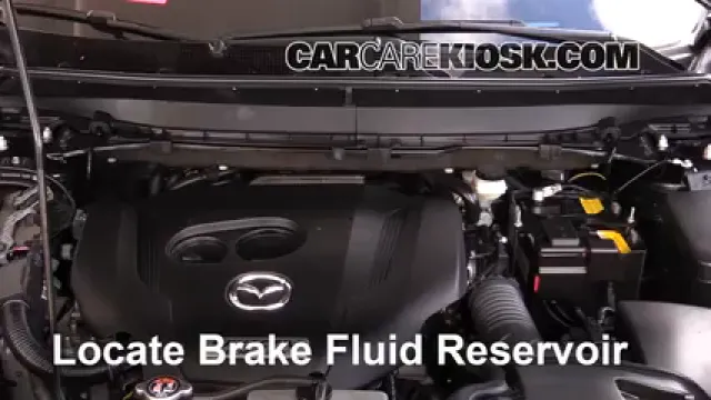 2016 Mazda CX-9 Sport 2.5L 4 Cyl. Turbo Líquido de frenos Agregar fluido